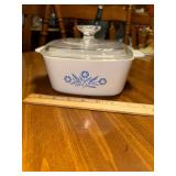Corningware blue flower baking dish with lid