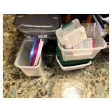 Group of small storage containers