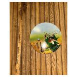 Painted saw blade- deer pasture