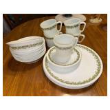 Pyrex and Corelle spring blossom dishes 26pcs
