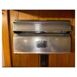 Vintage aluminum wall mount 3 way kitchen dispenser for foil, wax and paper towels