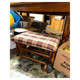 Upholstered glider ottoman