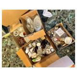 3 boxes of glassware and decor