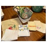 Hand embroidered pillow cases and covers