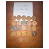 Assorted US Lincoln Wheat Penny Lot - Various Years