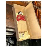 Antique porcelain head doll