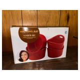 Rachel Ray red ramekins set