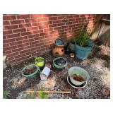 Assorted Garden Planters and Pots Lot