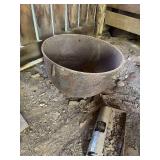 Large Cast Iron Pot Cauldron with Lug Handles