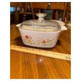 Corningware autumn meadow baking dish with lid
