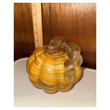 Art glass pumpkin
