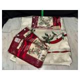 Christmas tablecloth with matching napkins