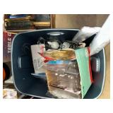 Assorted Household Goods and Kitchen Attachment Tote