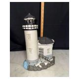 Coquille River porcelain lighthouse needs light/cord