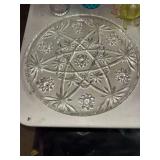 Starburst glass platter