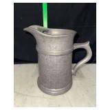Vintage pewter pitcher