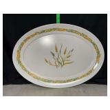 Vintage brook park melamine wheat serving platter