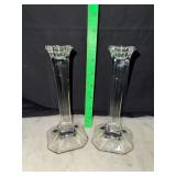 Crystal candle stick holders