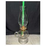 Finger hole oil lamp
