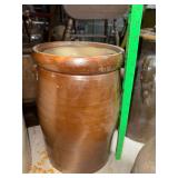 Mississippi red clay stoneware churn 3 gallon
