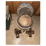 Assorted Shop Equipment, Hardware, and Coleman Cooler