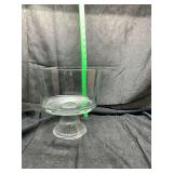 Clear Glass Pedestal Trifle Bowl
