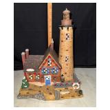 Christmas village lighthouse needs cord/light
