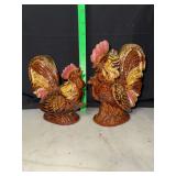 MCM Japan glazed ceramic chickens