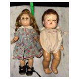Vintage Poor Pitiful Pearl and Tiny Tears 1950s dolls