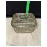 Square refrigerator glass space saver