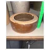 Stoneware low profile crock