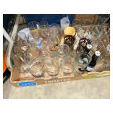 Assorted Glassware Collection Including Beer Glasses and Mugs