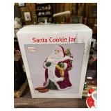 Santa cookie jar