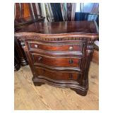 Pair of modern cherry nightstands