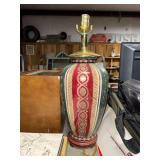 Chinoiserie cermaic table lamp
