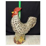 Ceramic rooster statue
