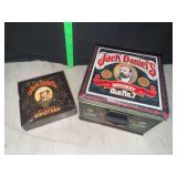 Jack Daniels coasters and napkins in tins