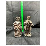 Pair of Porcelain Figurines Depicting 18th Century Musicians