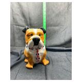 Ceramic Bulldog Figurine with Union Jack Tie