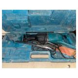 Makita Reciprocating Saw in Plastic Carrying Case with Blades