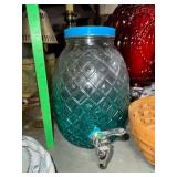 Blue drink dispenser