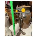 Table top cast iron tractor weather vane