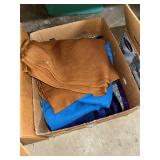 Box of Assorted Blankets and Linens