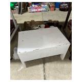 White Painted Wooden Step Stool