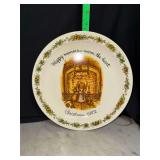 1972 Christmas Holly Hobbie plate