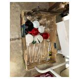 Box Lot of Assorted Glassware and Mugs