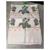 Cross stitch pillow cases