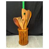 Wooden kitchen utensils