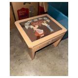 Country style hand painted Amish step stool