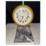Singing bird clock and gun digest